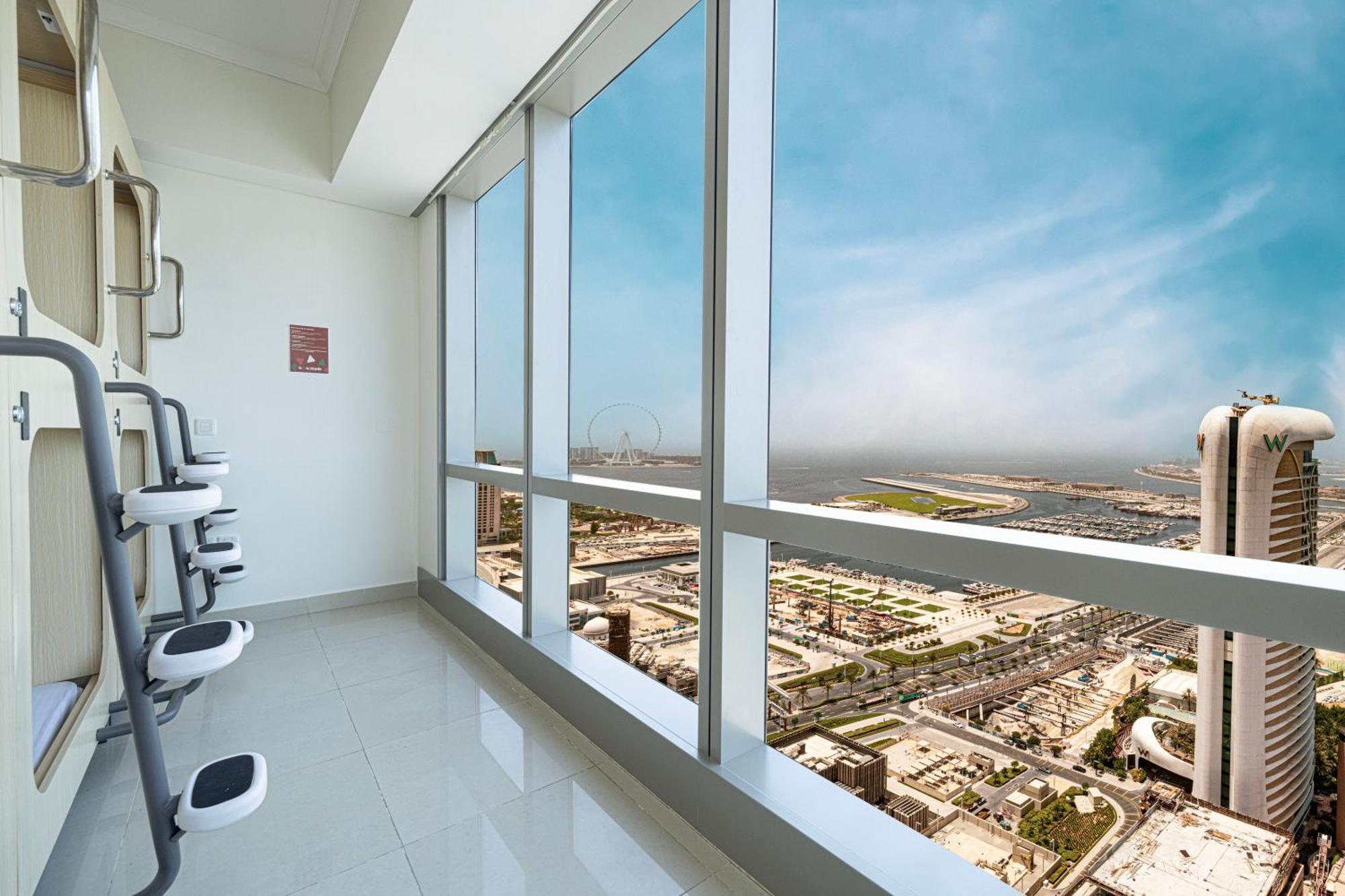 Capsule Experience Duplex - Panoramic Sea View - Nowmade La Marina Hostel Dubai Exterior foto